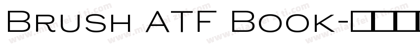 Brush ATF Book字体转换